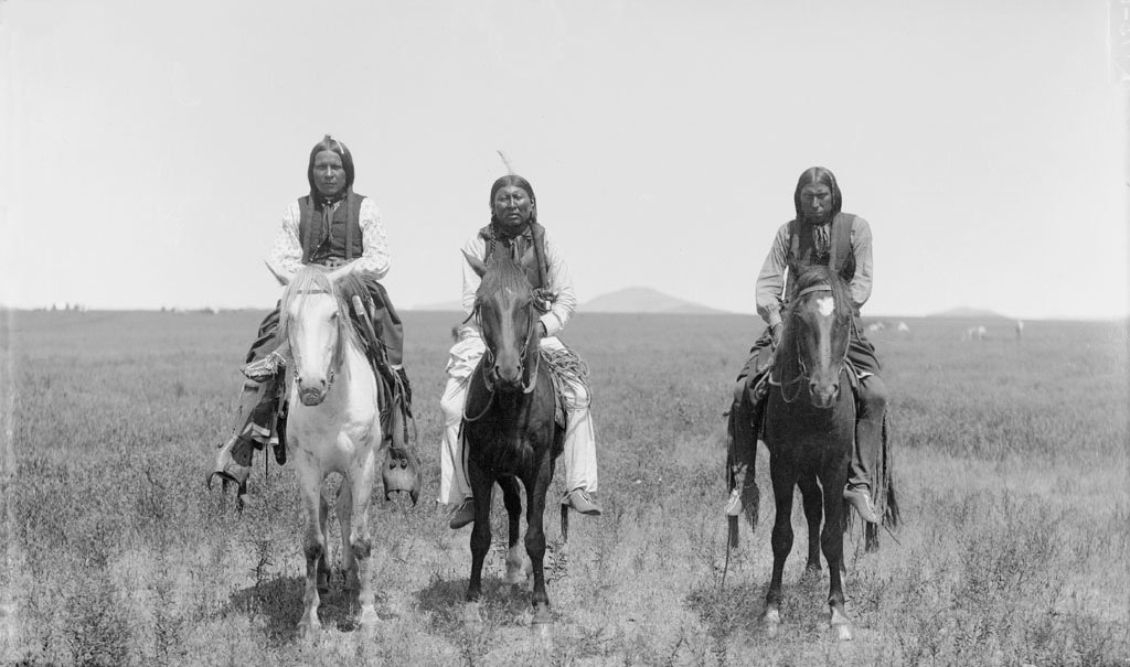 Comanche warriors - 1892