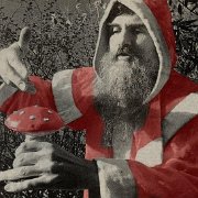 santa with mushroom