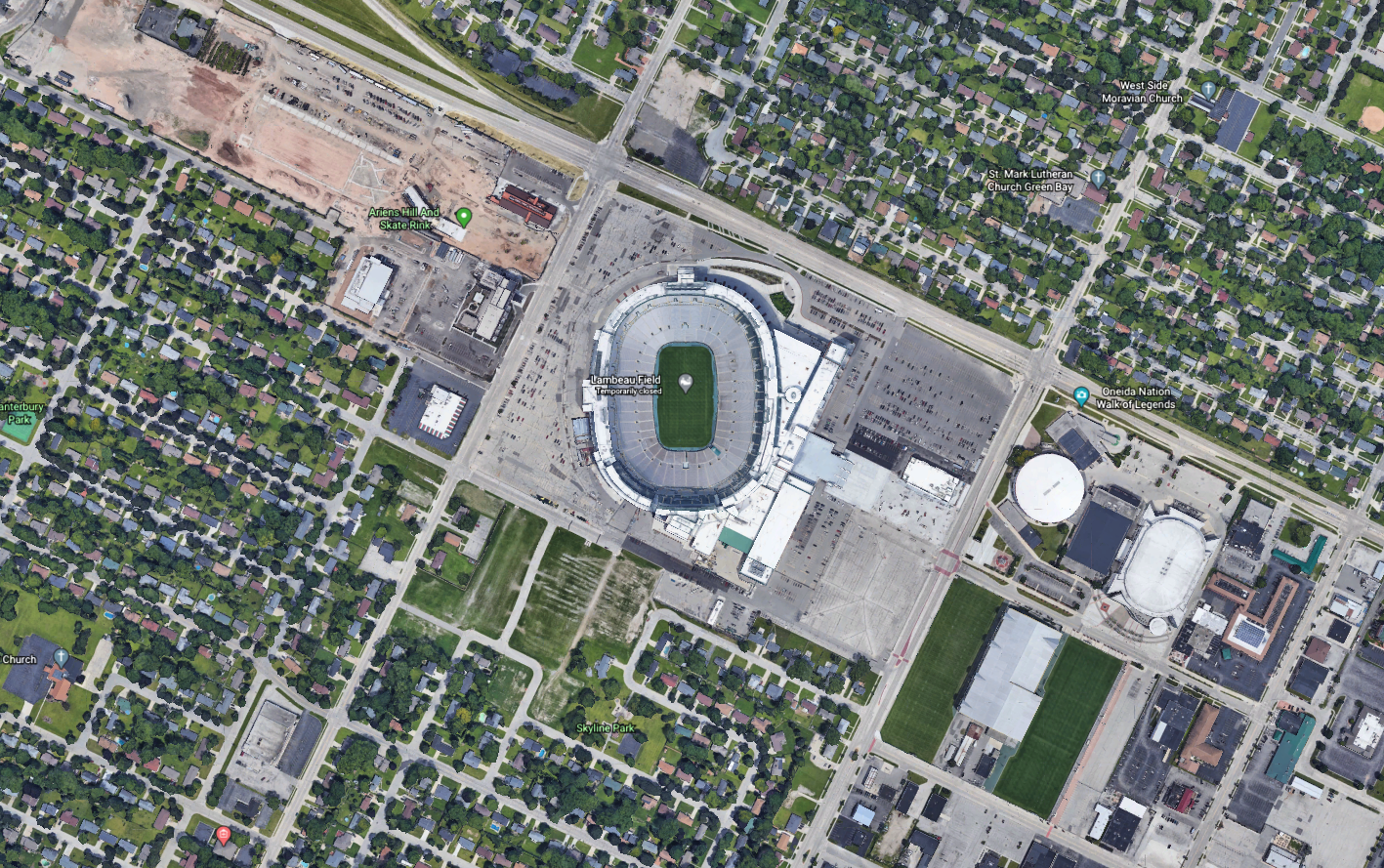 Green Bay Packers' Lambeau Field