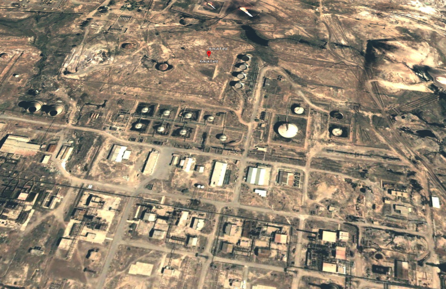 Kirkuk Oil Field, Iraq