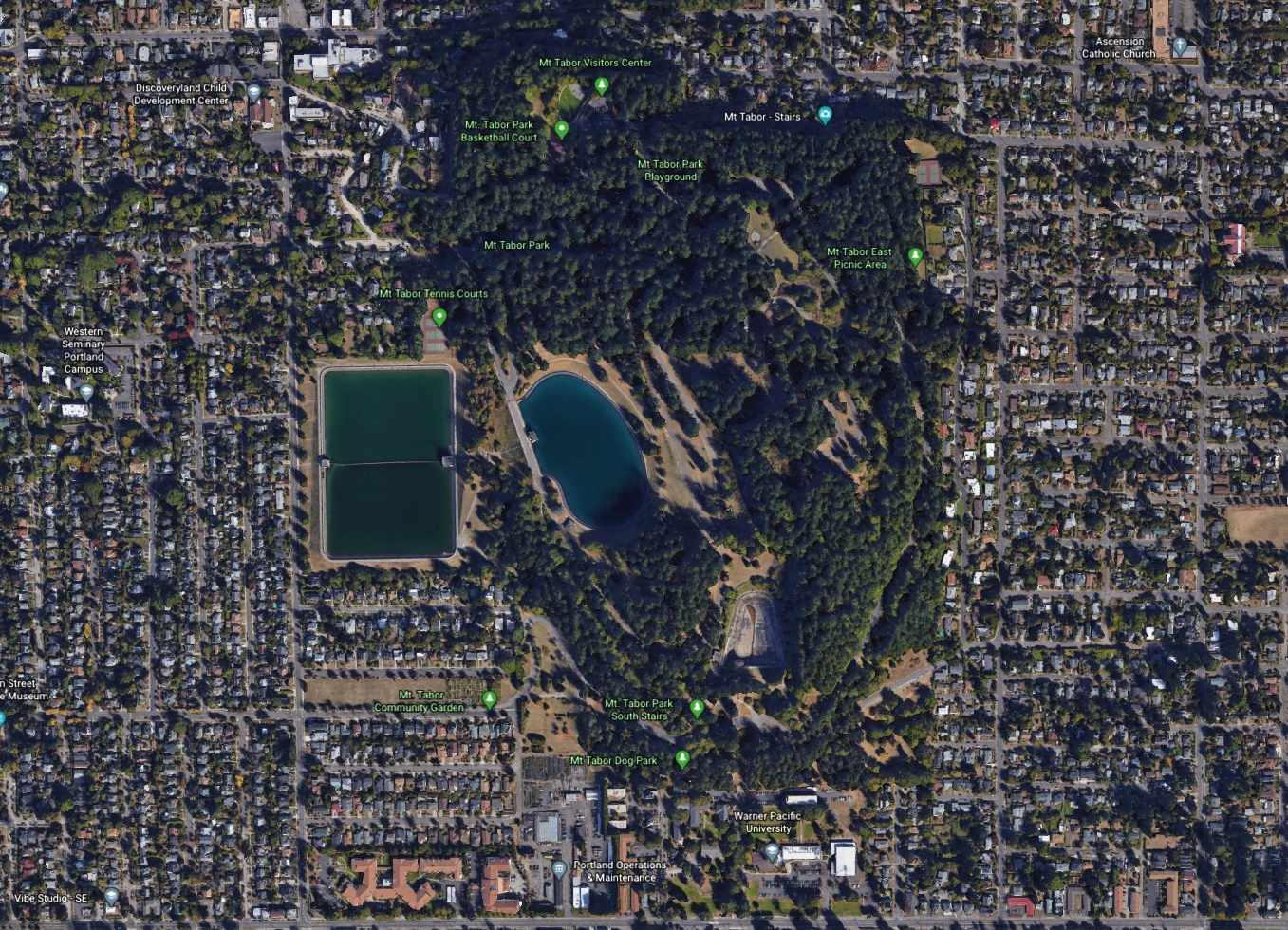 Mt Tabor Area, Portland