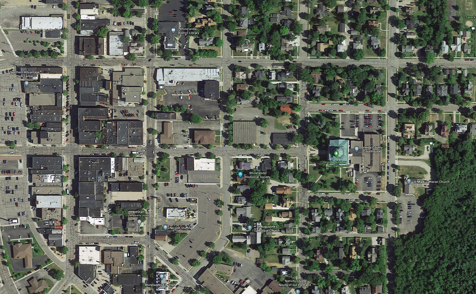 Rhinelander Downtown