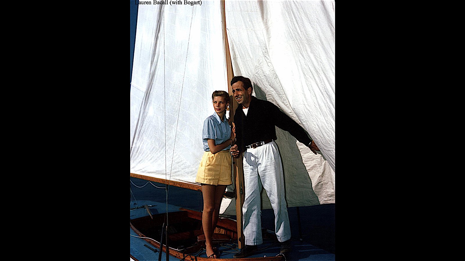 Lauren Bacall (with Bogart)
