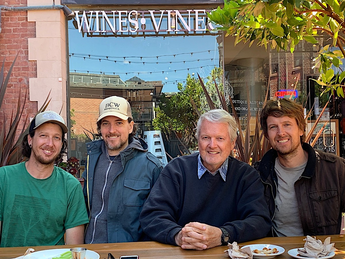 Cookie's boys with father